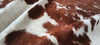 Brown and White Cowhide Rug , Size: Large(L), Code: AX21