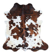 Tricolor Cowhide Rug , Size: Small(S), Code: AW54