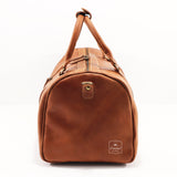 Premium Leather Duffle Light Brown