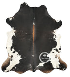 Black and White Cowhide Rug , Size: Large(L), Code: AW146