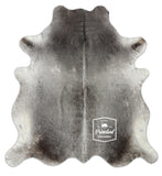 Grey Cowhide Rug , Size: Medium(M), Code: AX54