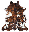 Exotic Tricolor Cowhide Rug , Size: Jumbo(XL), Code: AW158