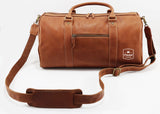 Premium Leather Duffle Light Brown