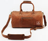 Premium Leather Duffle Light Brown