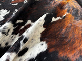 Exotic Tricolor Cowhide Rug , Size: Jumbo(XL), Code: AZ17