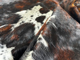 Exotic Tricolor Cowhide Rug , Size: Jumbo(XL), Code: AZ17