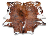 Brindle Tricolor Cowhide Rug | Hair on Cowhide Rug Tricolor | Luxury Cowhide Rug | Prime Brindle Tricolor Cowhide Rug