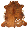 Light Brindle Tricolor Cowhide Rug , Size: Medium(M), Code: AW30