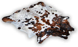 Amazing Tricolor Cowhide Rug