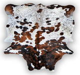 Amazing Tricolor Cowhide Rug