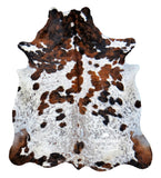 Amazing Tricolor Cowhide Rug