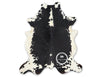 Black and White Cowhide Rug , Size: Large(L), Code: AW143