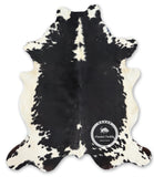 Black and White Cowhide Rug , Size: Large(L), Code: AW143