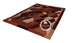 Patchwork Cowhide Rug, Designer Rug