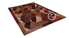 Patchwork Cowhide Rug, Designer Rug