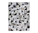 Patchwork Cowhide Rug, Designer Rug